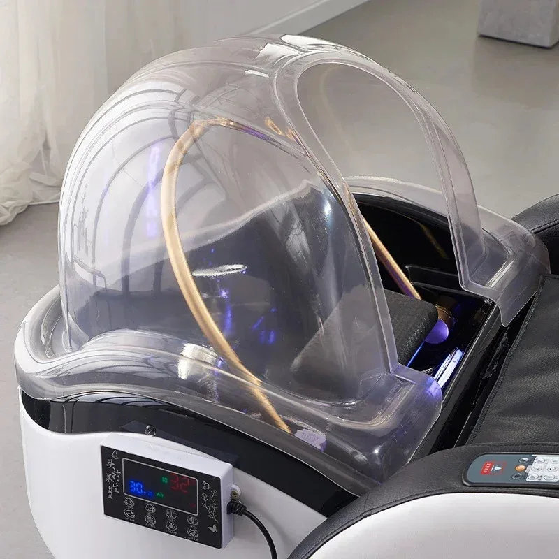 2026 latest Modern intelligent comfortable electric multipurpose hair washing salon table massage shampoo bed - Image 3