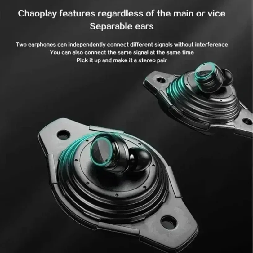 Wireless Noise Reduction HQ High Quality TWS Earphone M25 In-ear Type-C LED Display Recharge Earphone Headphone - Image 2