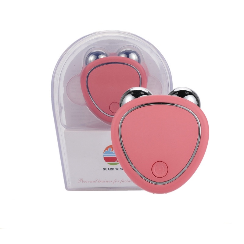 Portable Facial Micro-current Beauty Instrument For Lifting Thinning And Reducing Edema With Double Roller Massager - Image 10