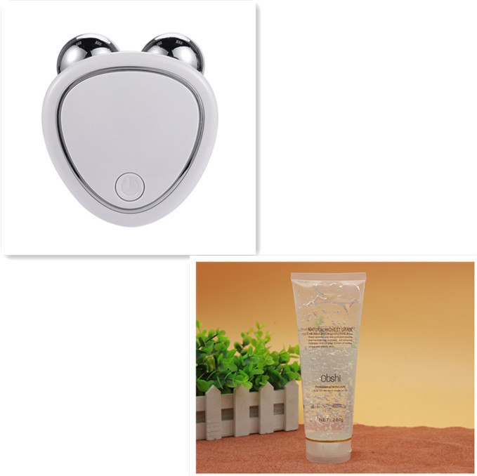 Portable Facial Micro-current Beauty Instrument For Lifting Thinning And Reducing Edema With Double Roller Massager - Image 7